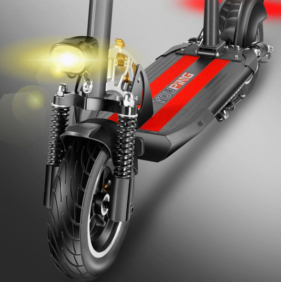 L-Q02 Foldable Electric Scooter – 500W | 48V | Cruise Control | USB Charging