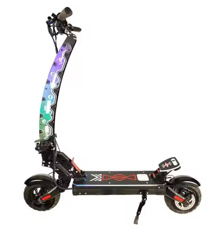 L-CTS1 Electric Scooter – 800W | Hydraulic Suspension | RGB Lights