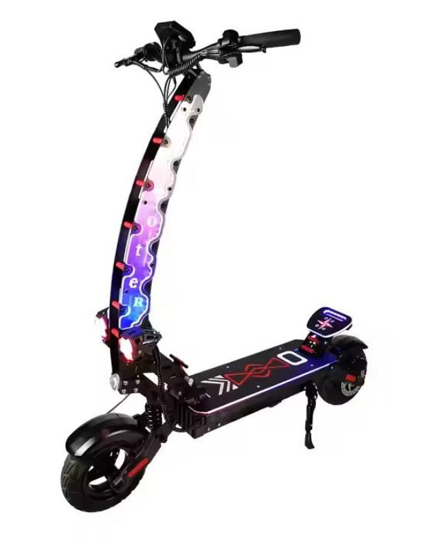 L-CTS1 Electric Scooter – 800W | Hydraulic Suspension | RGB Lights