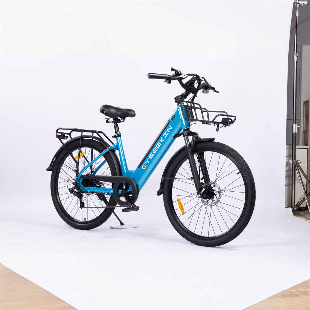 KL-BU09 Electric Bicycle – 350W Hub Motor, 48V Lithium Battery, 50km Range